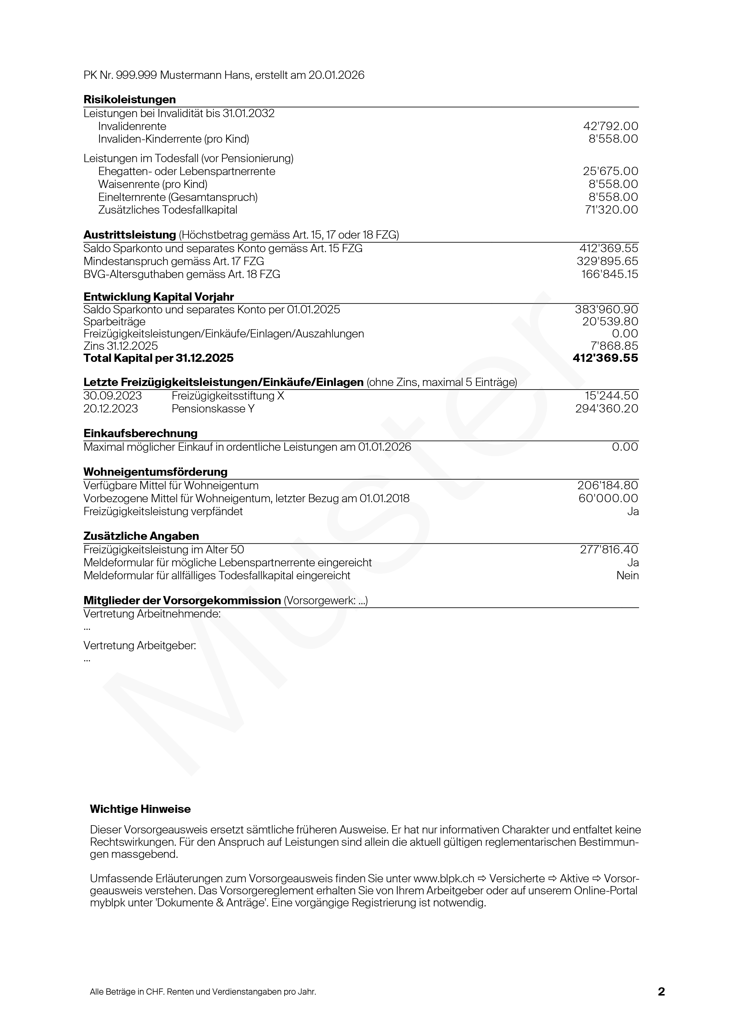 Versicherungsausweis Lesehilfe